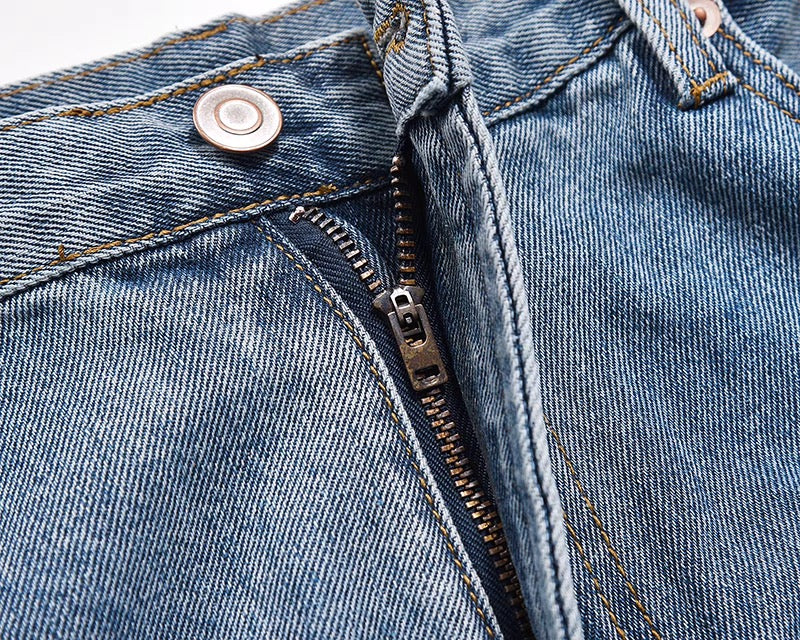 SPLICING PATCH JEANS