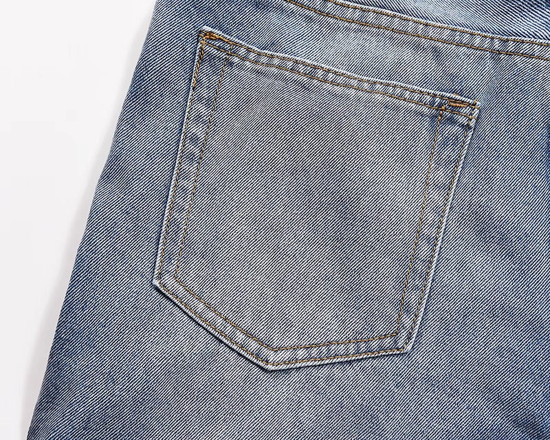 SPLICING PATCH JEANS