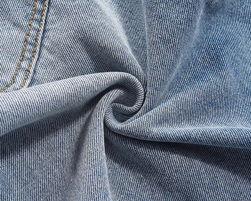 SPLICING PATCH JEANS