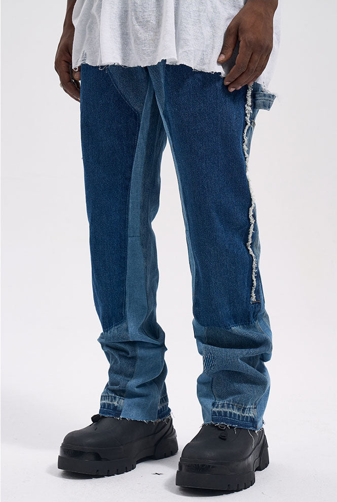 FLARED WORK DENIM