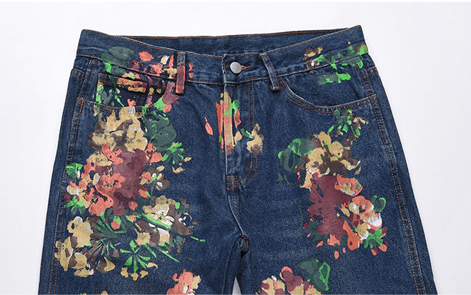 FLOWER PRINTET PANTS