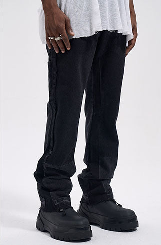 FLARED WORK DENIM