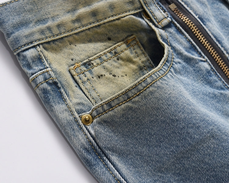 FRONT ZIPP DENIM