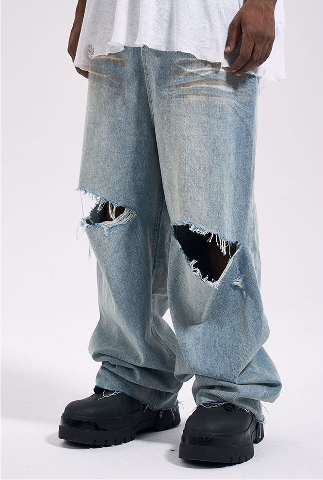 ERSASED BAGGY PANTS