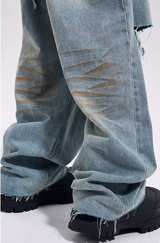 ERSASED BAGGY PANTS
