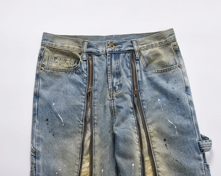 FRONT ZIPP DENIM