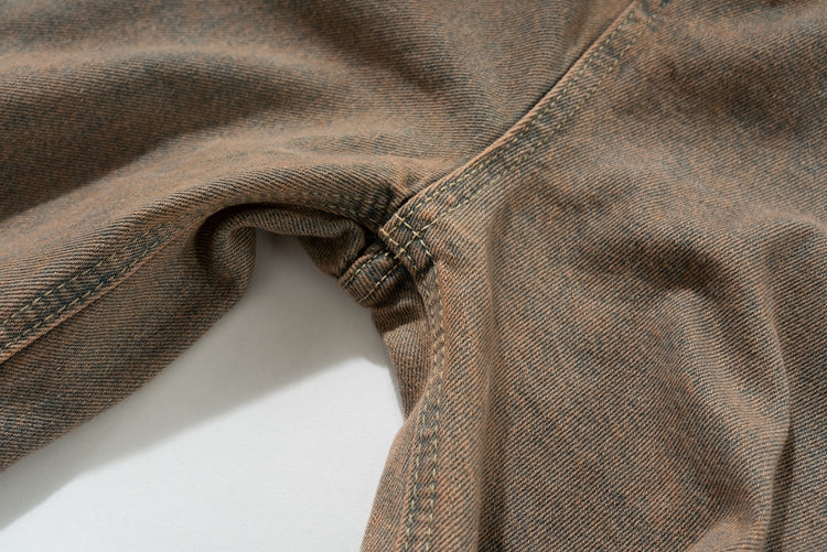 DOUBLE LAYERED DENIM PANTS