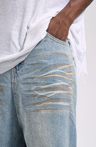 ERSASED BAGGY PANTS