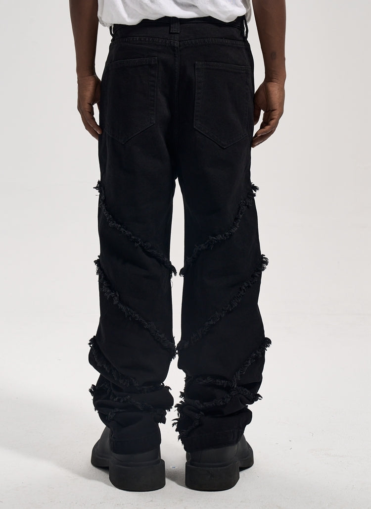 SPINY BAGGY DENIM
