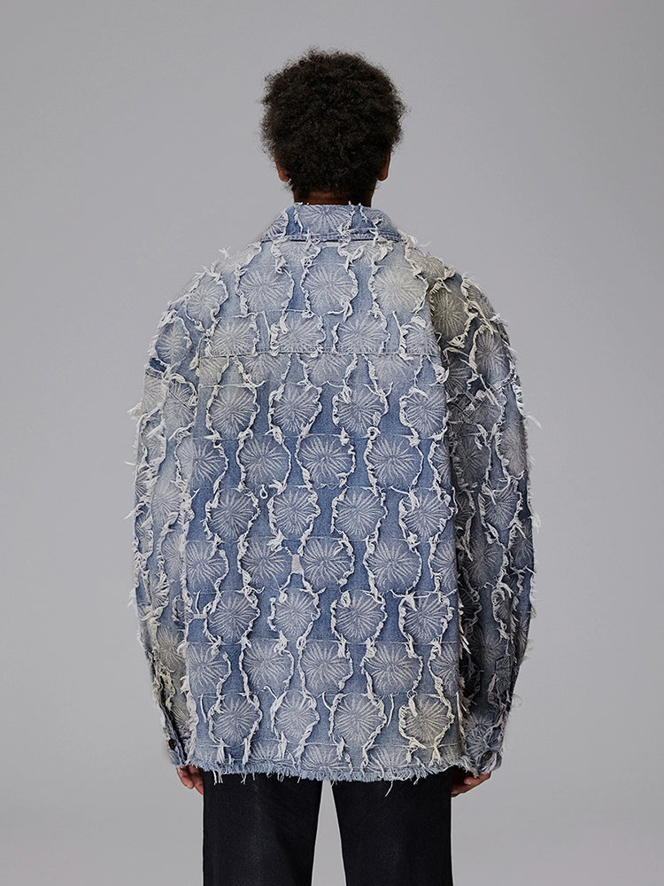 JACQUARD DENIM JACKET