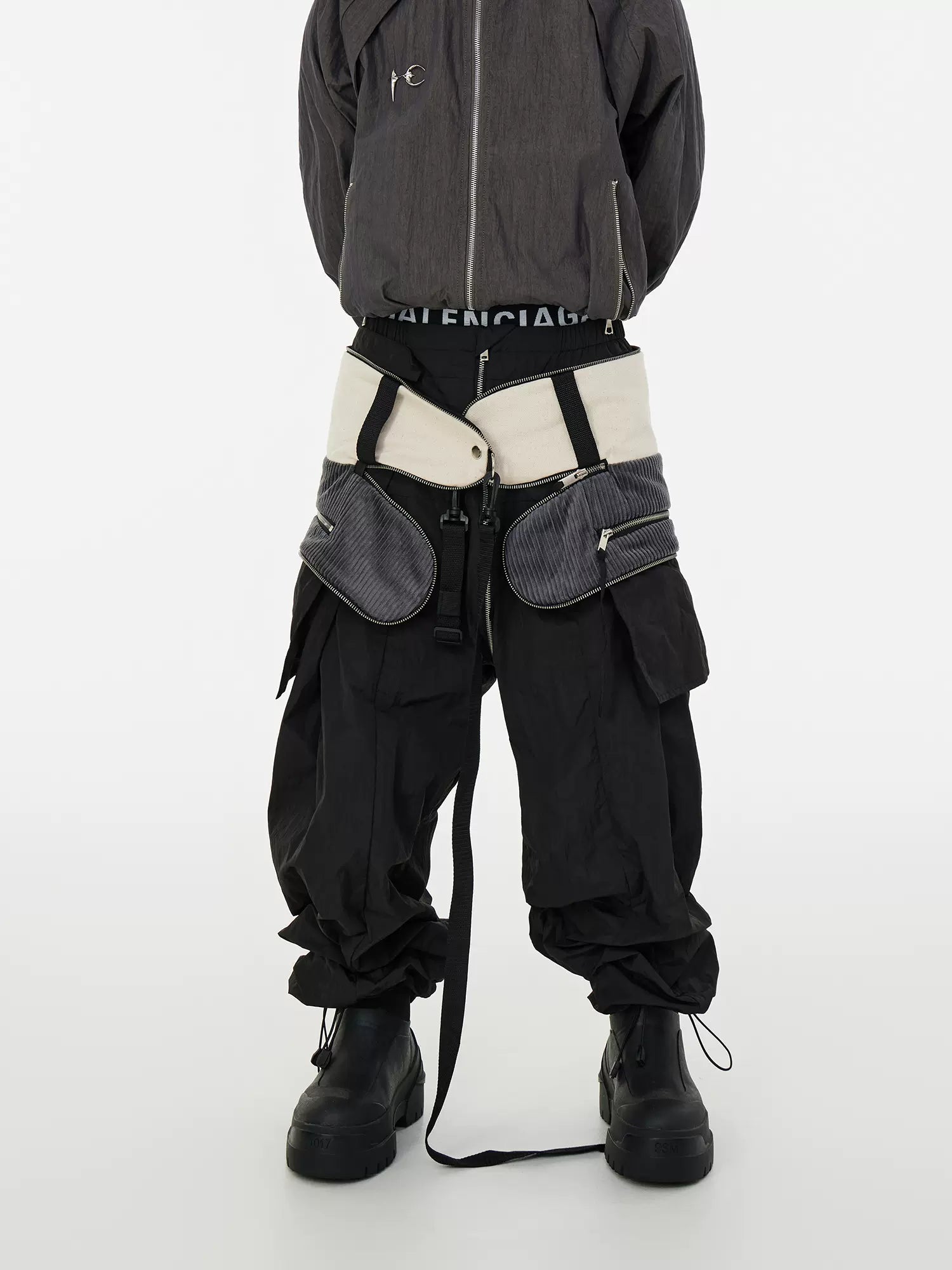 DETACHABLE ZIPPER TROUSERS