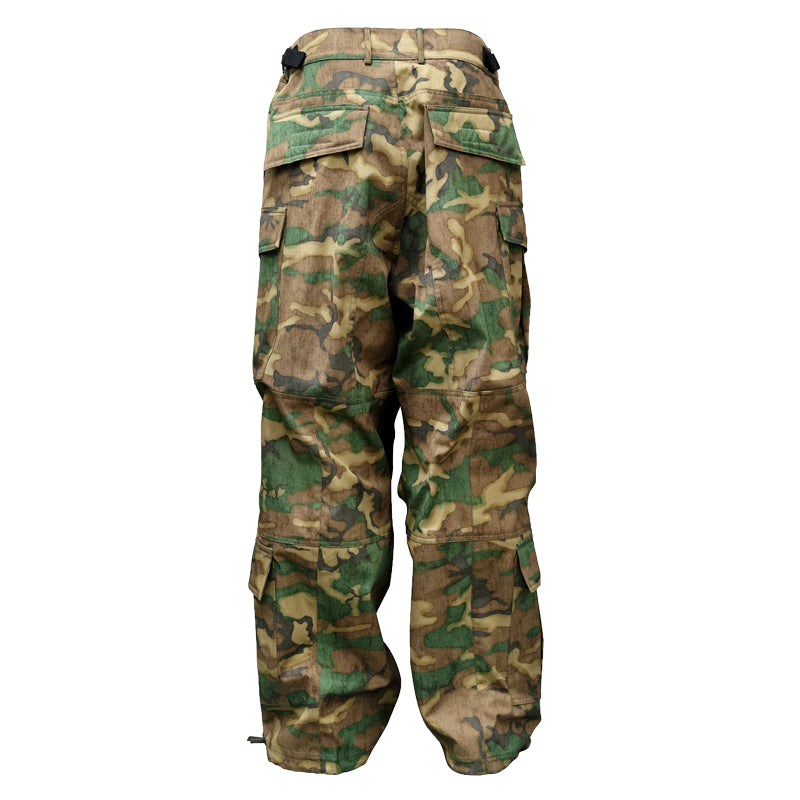 CAMOUFLAGE CARGO BAGGY PANTS