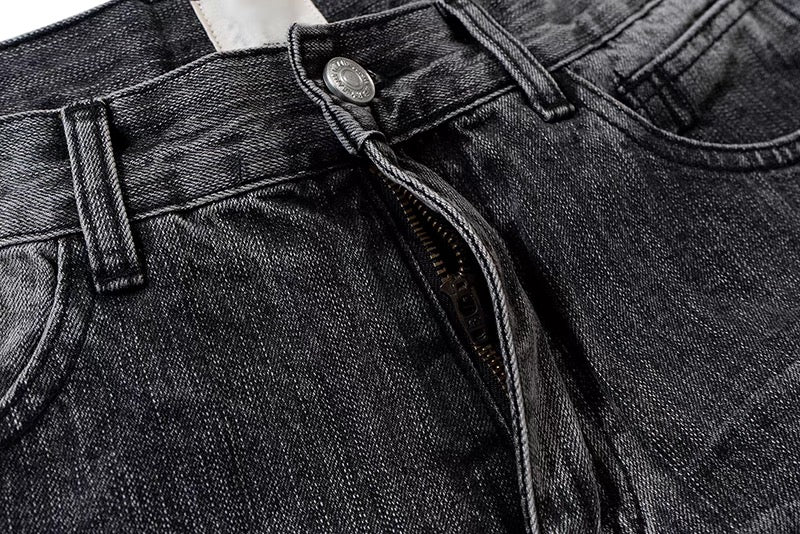 WASHED FLARED DENIM