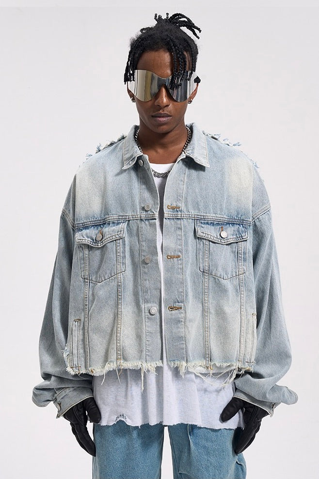 TASSLE DENIM JACKET