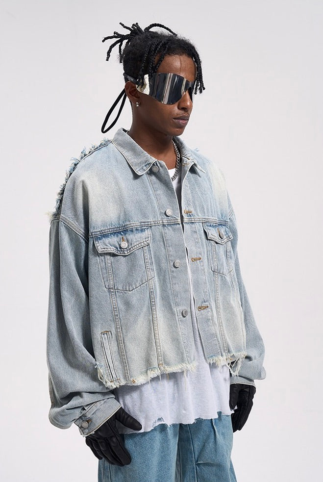 TASSLE DENIM JACKET