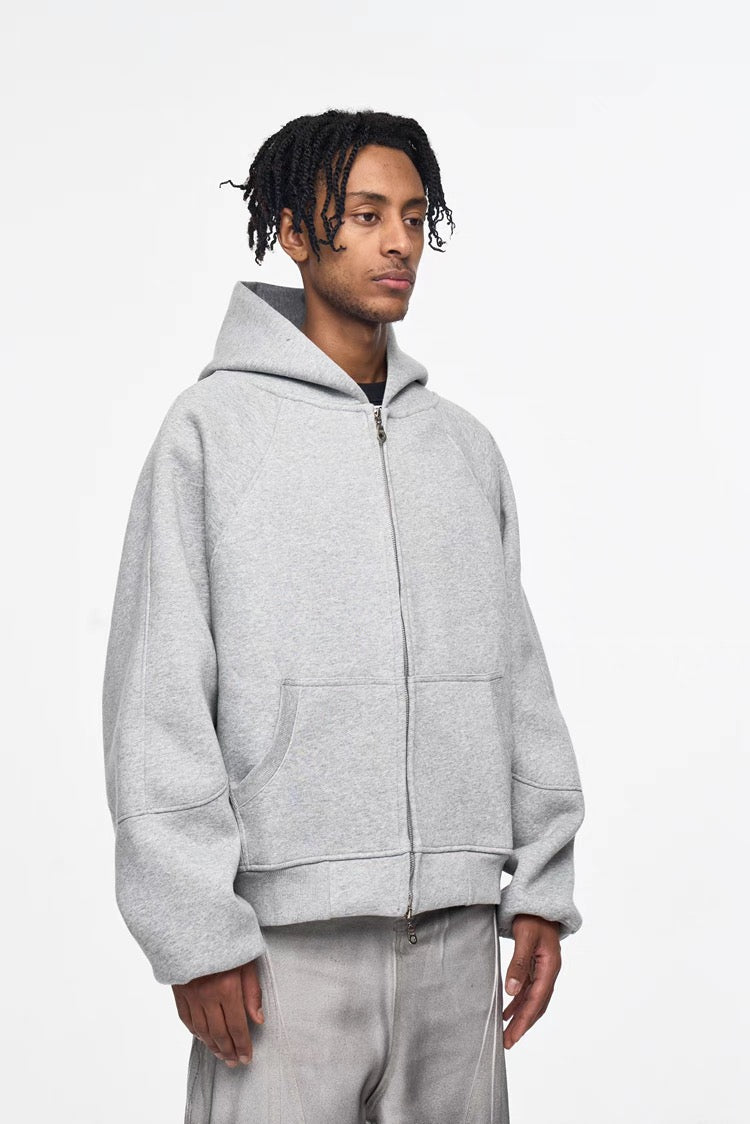 DOUBLE ZIPPER HOODIE