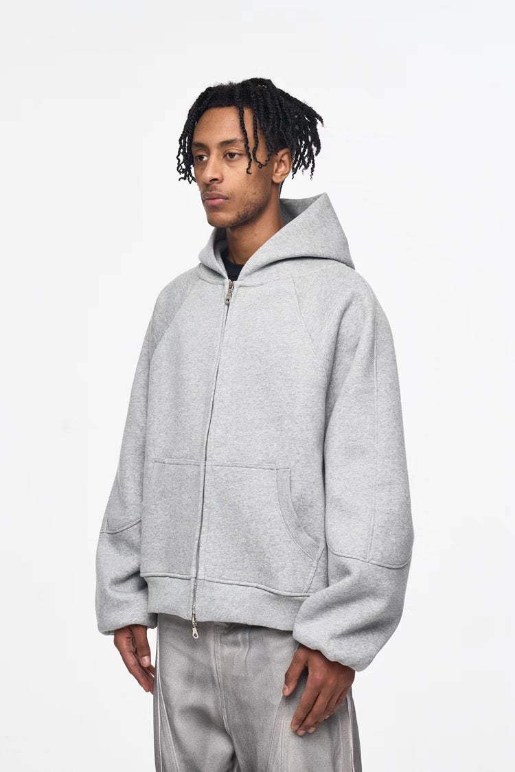 DOUBLE ZIPPER HOODIE