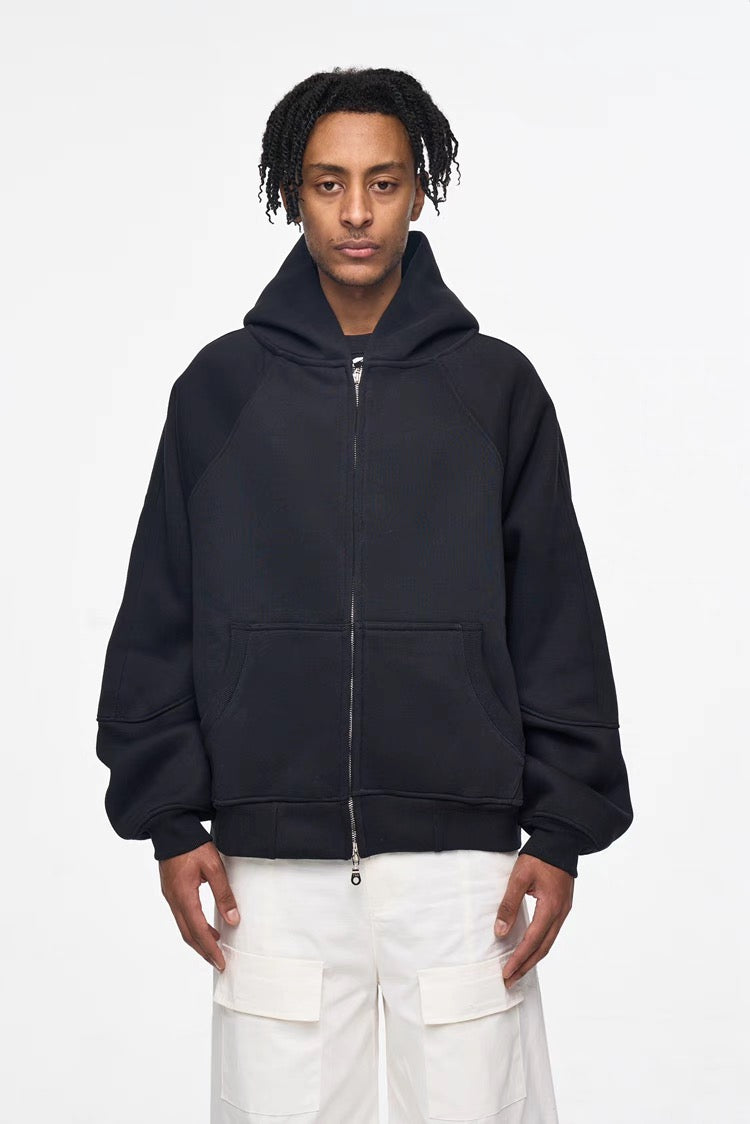 DOUBLE ZIPPER HOODIE