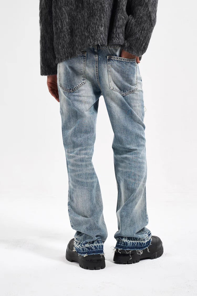 RIPPED LOSE DENIM