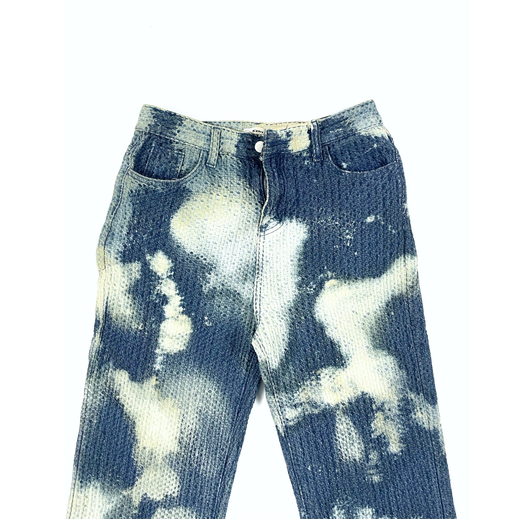 WOVEN BLEACHED PANTS