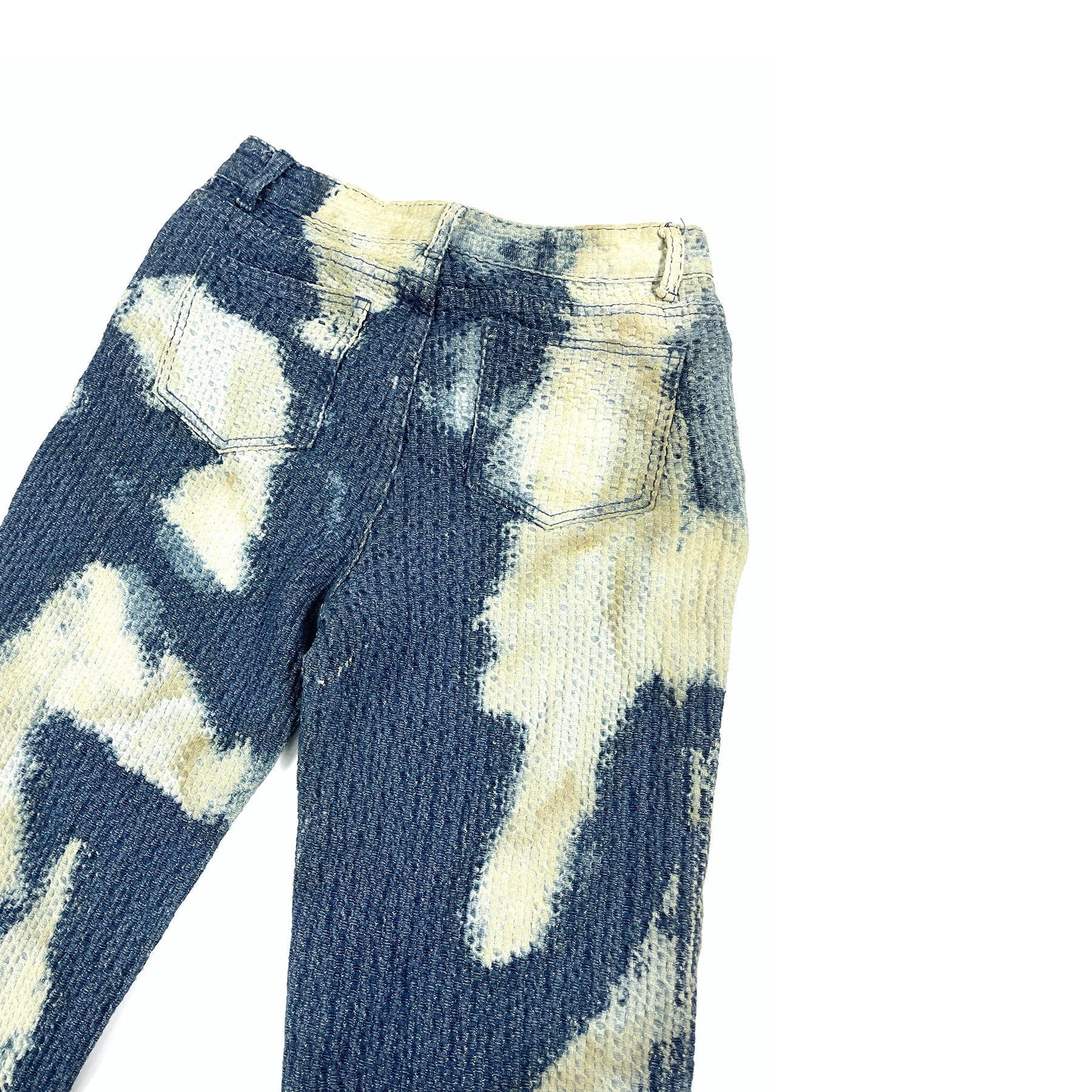 WOVEN BLEACHED PANTS