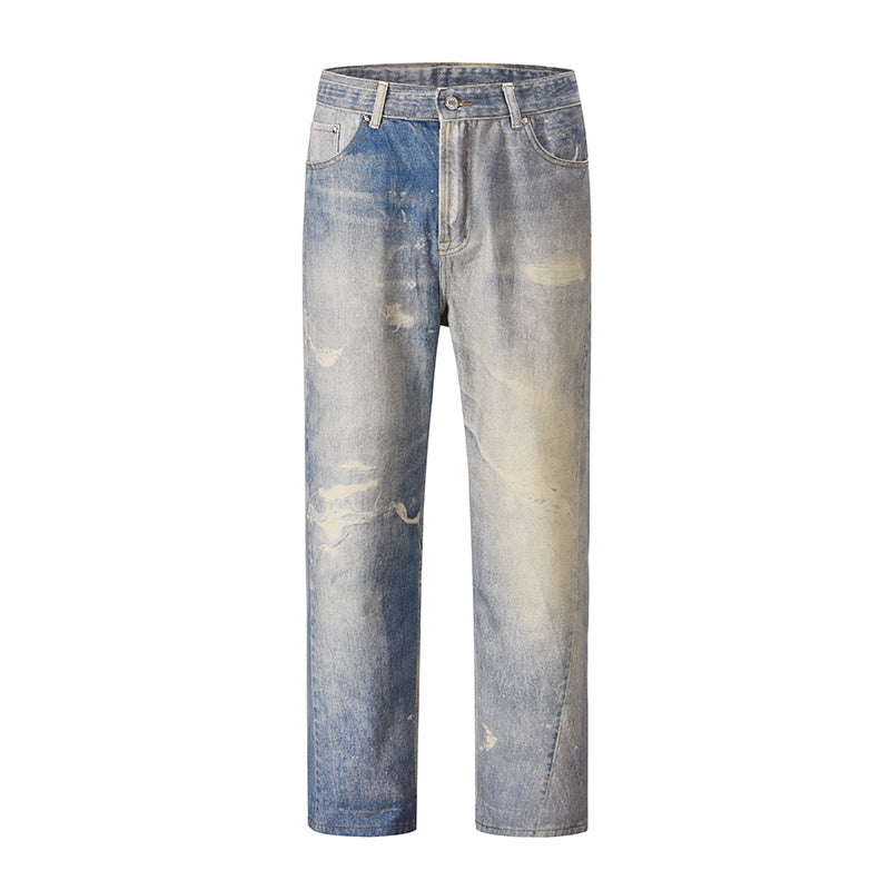 DISTRESSED BAGGY PANTS