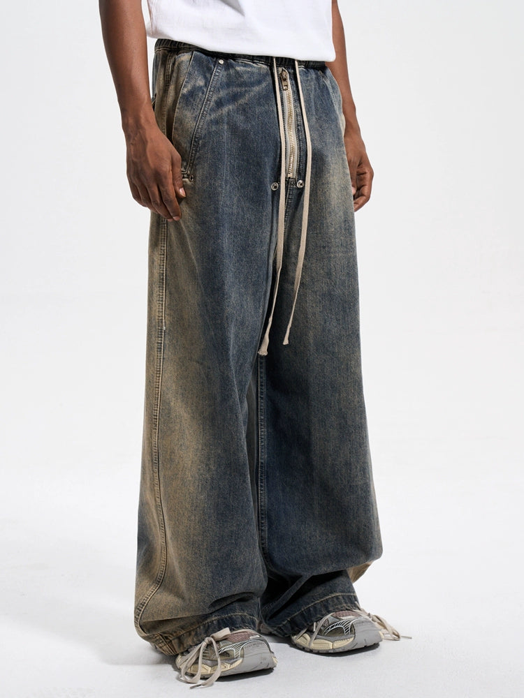 BAGGY ZIPPER DENIM