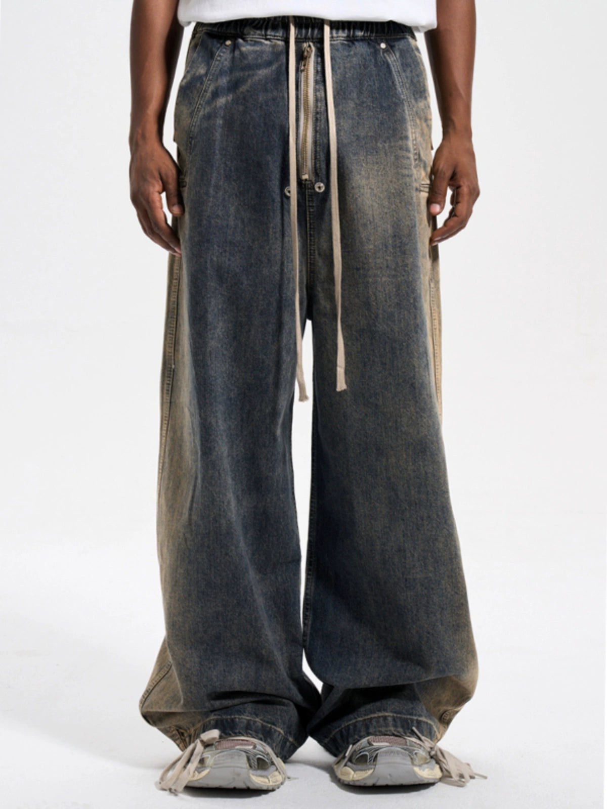 BAGGY ZIPPER DENIM