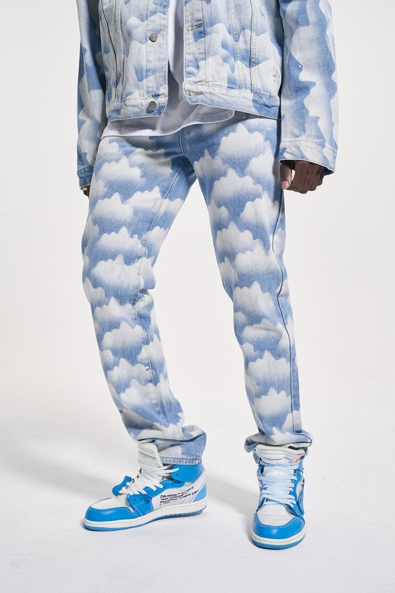 CLOUD PRINTED PANTS