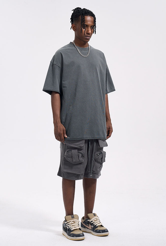 CARGO SHORTS - GRAY