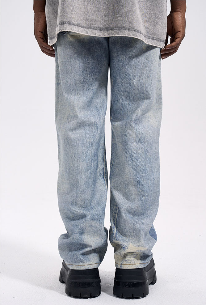 DISTRESSED BAGGY PANTS