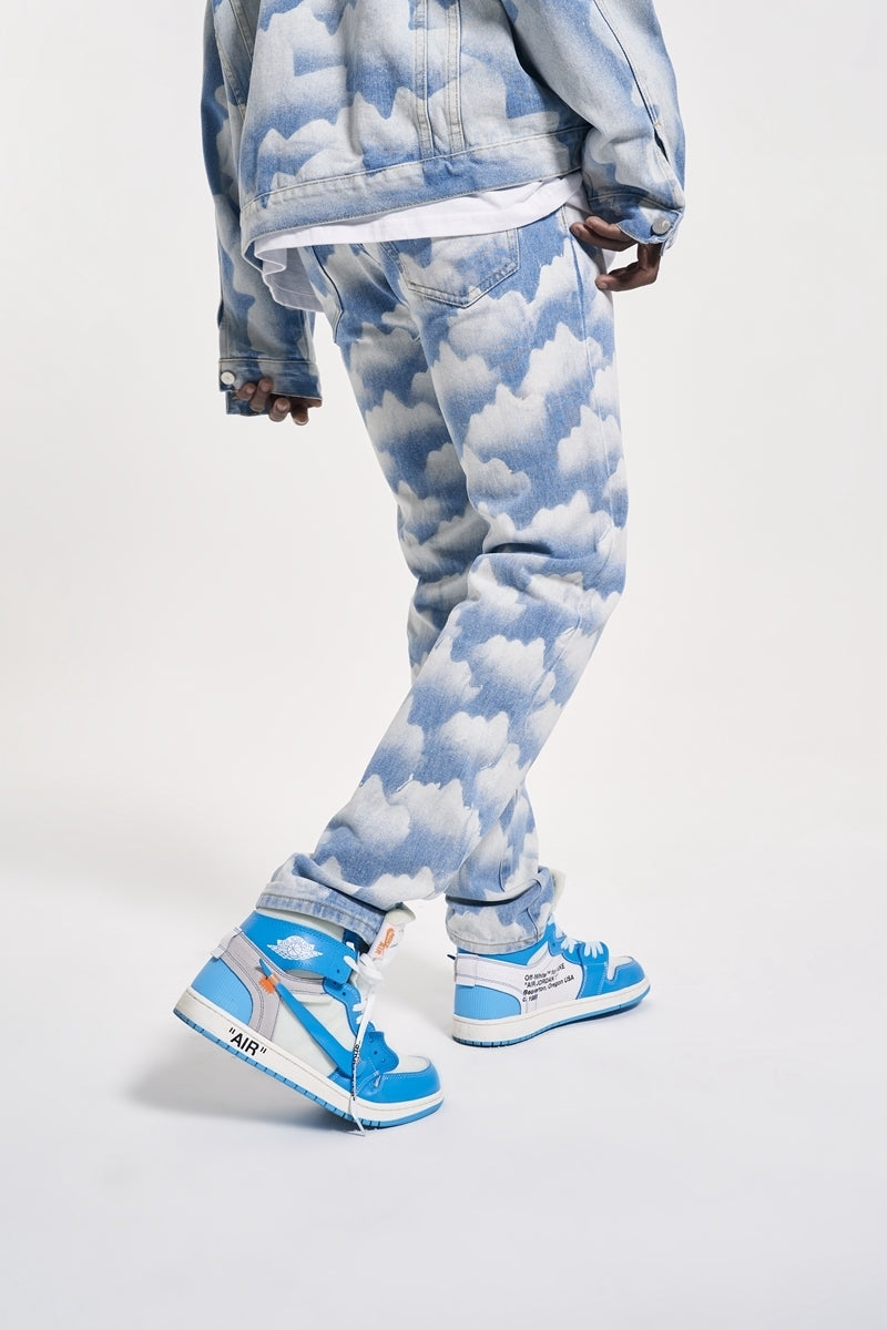 CLOUD PRINTED PANTS