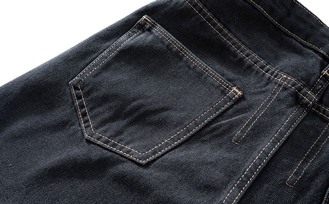 ZIPPER DENIM - BLACK