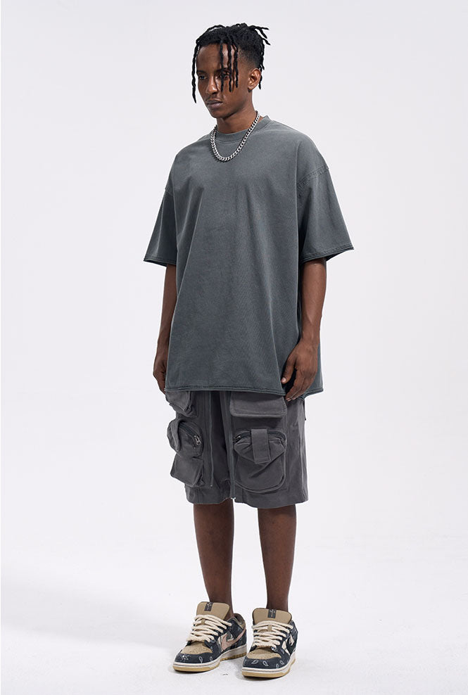 CARGO SHORTS - GRAY