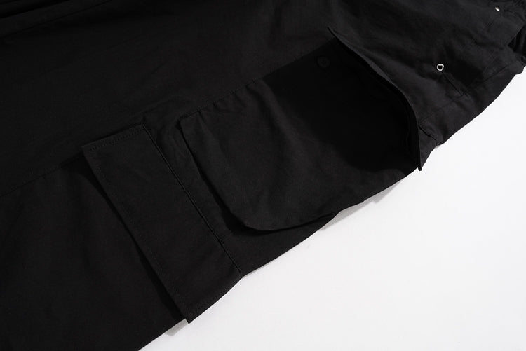 BAGGY CARGO PANTS - BLACK