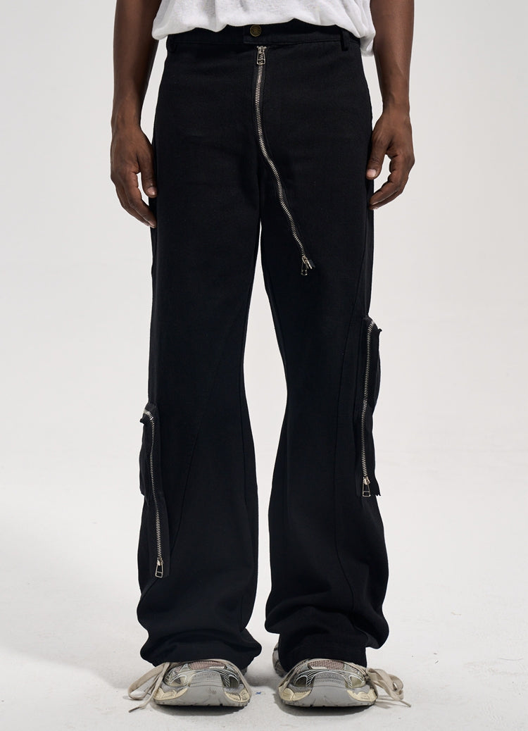 ZIPPER CARGO PANTS